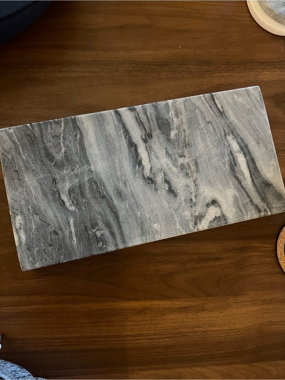 Anthropologie Marble and Wood Board